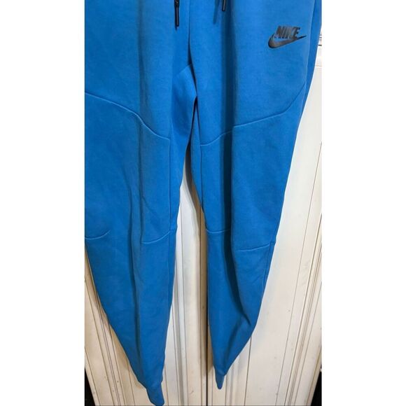Nike Sportswear Men's Tech Fleece Drawstring Jogger Pants Blue Black Size XS - Picture 3 of 10